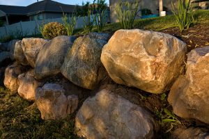 Stone Retaining Wall